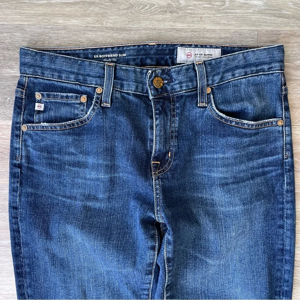 AG-ED Adriano Goldschmied Ex-Boyfriend Slouchy Slim Jeans 27R - Picture 6 of 14